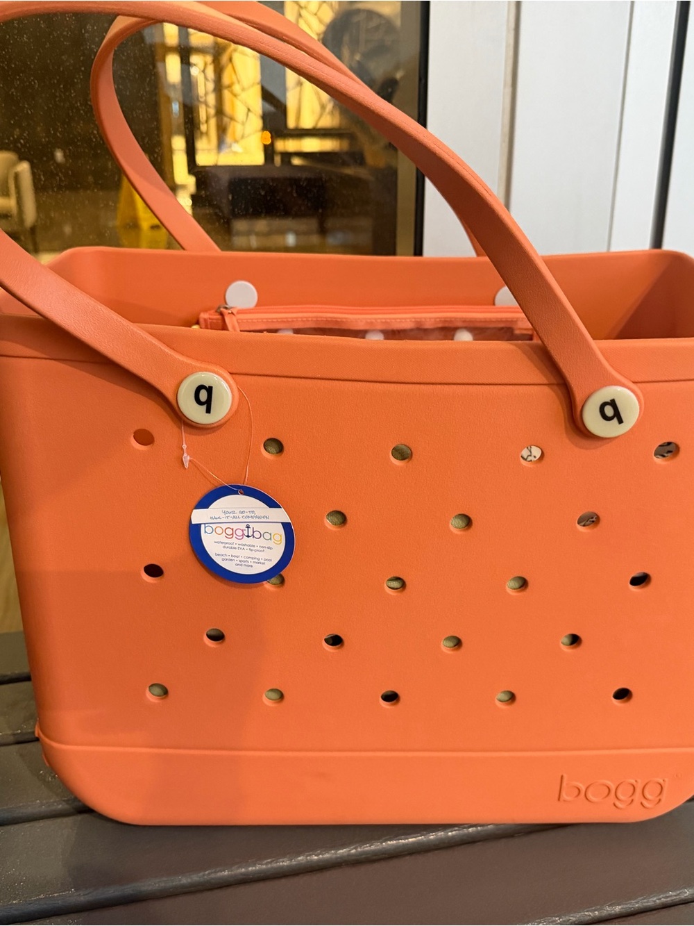 BOGG BAG Orange Perforated Tote